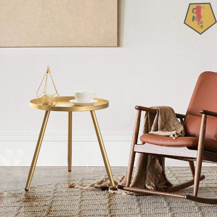 Mercer41 Jolayne 17.32'' Tall Tray Top 3 Legs End Table Wayfair